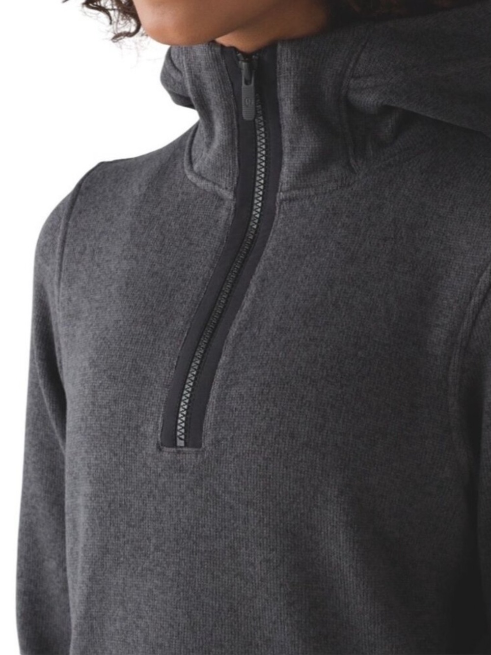 Lululemon It’s Fleecing Cold Pullover hoodie size 6 Heathered gray women’s - Picture 4 of 13